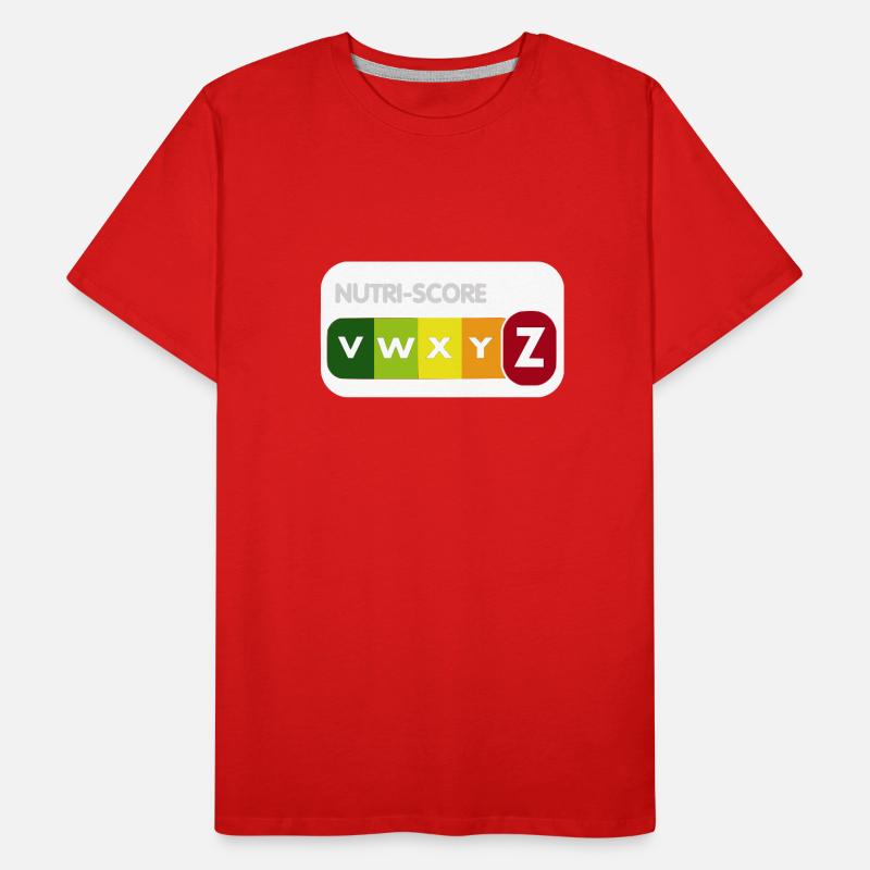 nutriscore T-shirt bio Premium Homme
