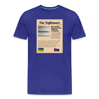 The Nightmare 2 Ironic - Men's Premium Organic T-Shirt - royal blue - Front - Damien (186cm)