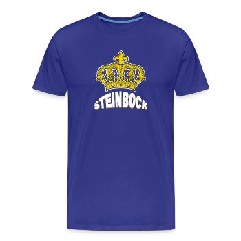 Aberglaube Steinbock Horoskop Astronomie Esoterik - Männer Premium Bio T-Shirt - Königsblau - Vorne - Damien (186cm)