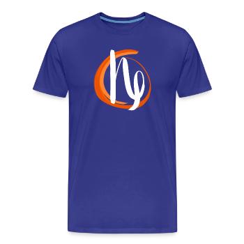 Horoscope ésotérique Capricorne Superstition Constellation - T-shirt bio Premium Homme - bleu roi - Devant - Damien (186cm)