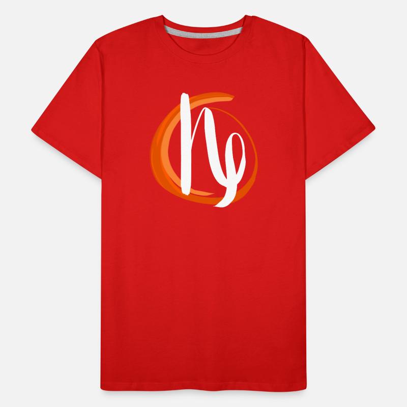 Esoteric Horoscope Capricorn Superstition Constellation Men's Premium Organic T-Shirt