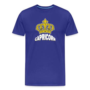 Constellation Astronomie Capricorne Superstition Horoscope - T-shirt bio Premium Homme - bleu roi - Devant - Damien (186cm)