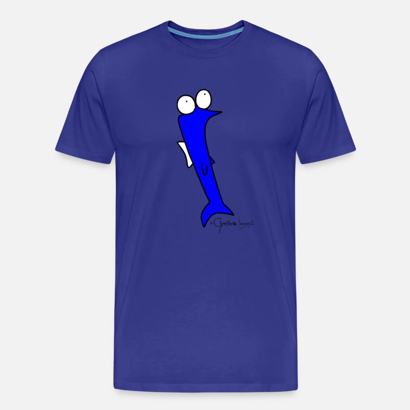 Plötzfisch - Piscis Rutilus - Männer Premium Bio T-Shirt - Königsblau