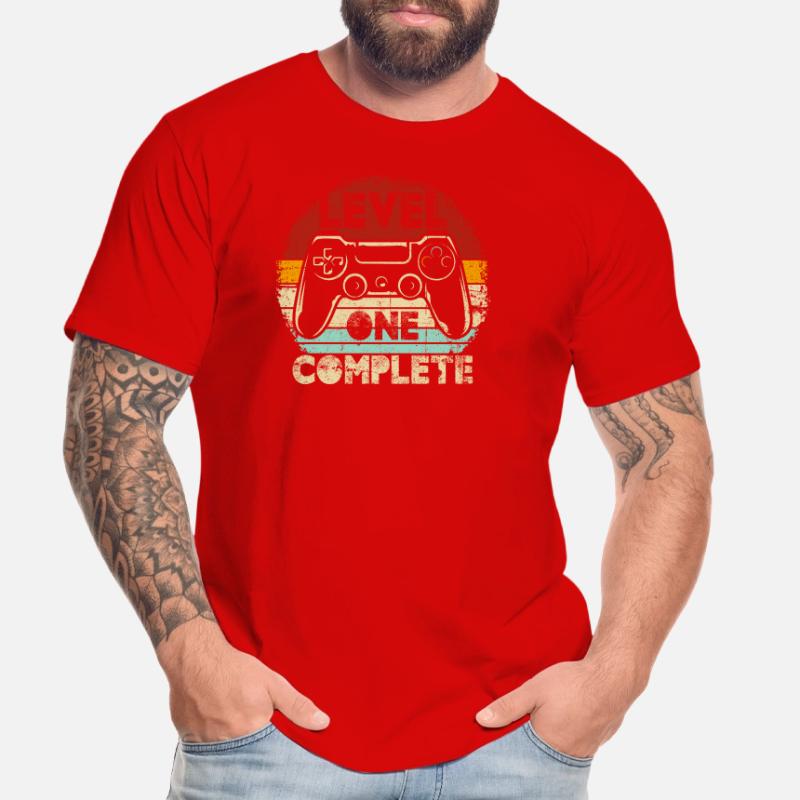 Level One Complete Retro Controller Männer Premium Bio T-Shirt