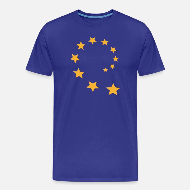 Sternenkreis deformiert 2 - Männer Premium Bio T-Shirt - Königsblau
