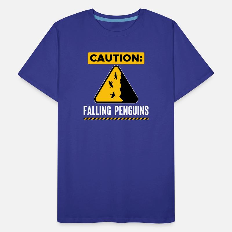 Oiseaux de mer Pingouins Animaux Oiseaux Du Pôle Sud Déclaration T-shirt bio Premium Homme