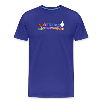 Bird Animal Penguin Zoo Pôle Sud Déclaration Oiseau de mer - T-shirt bio Premium Homme - bleu roi - Devant - Damien (186cm)