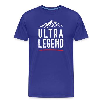 Ultra Legende - Männer Premium Bio T-Shirt - Königsblau - Vorne - Damien (186cm)