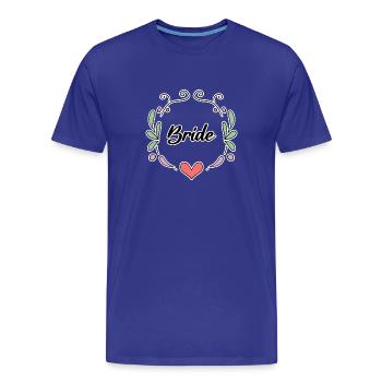 Braut Junggesellinnenabschied - Männer Premium Bio T-Shirt - Königsblau - Vorne - Damien (186cm)