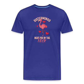 Best Sis In The Flock Sistermingo - Männer Premium Bio T-Shirt - Königsblau - Vorne - Damien (186cm)