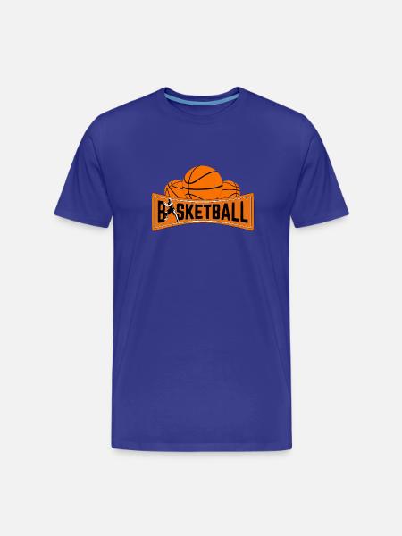 basketball - Men's Premium Organic T-Shirt - royal blue