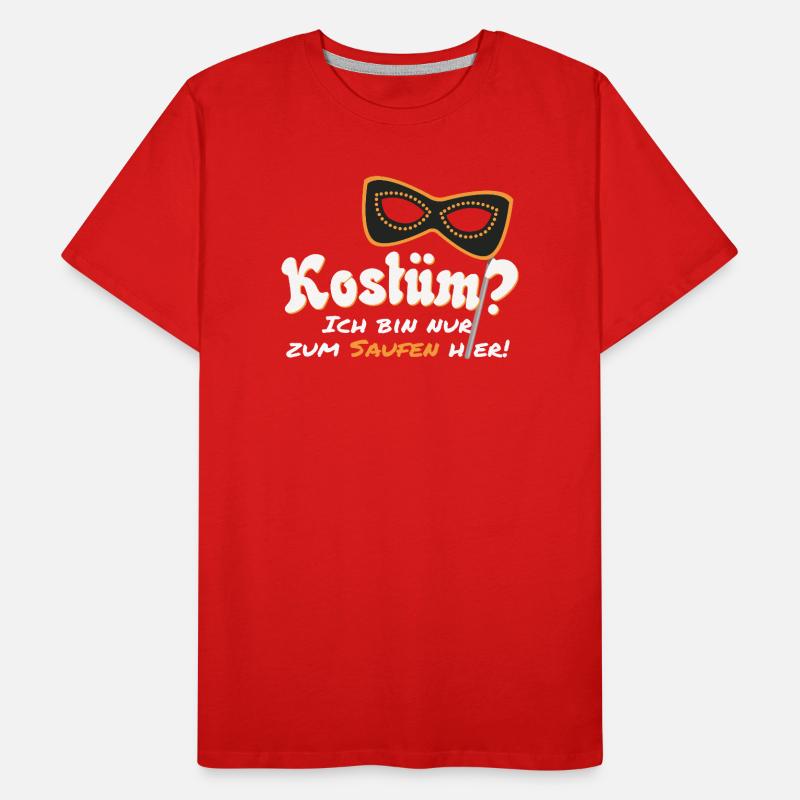 Faschings Kostüm? Männer Premium Bio T-Shirt