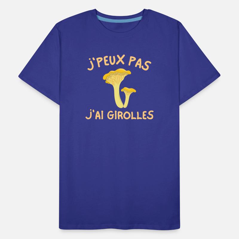 girolles, champignon, ramasseur de champignons T-shirt bio Premium Homme