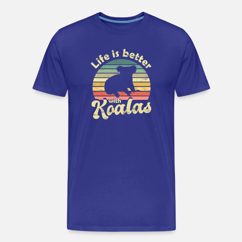 Koala Koalabär - Männer Premium Bio T-Shirt - Königsblau