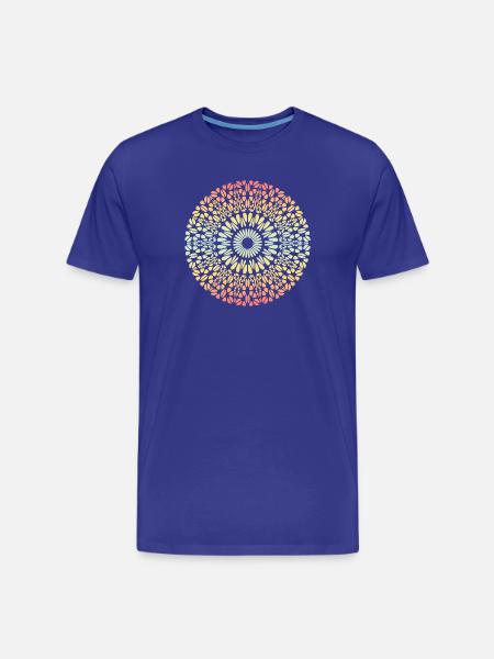 Mandala - Men's Premium Organic T-Shirt - royal blue