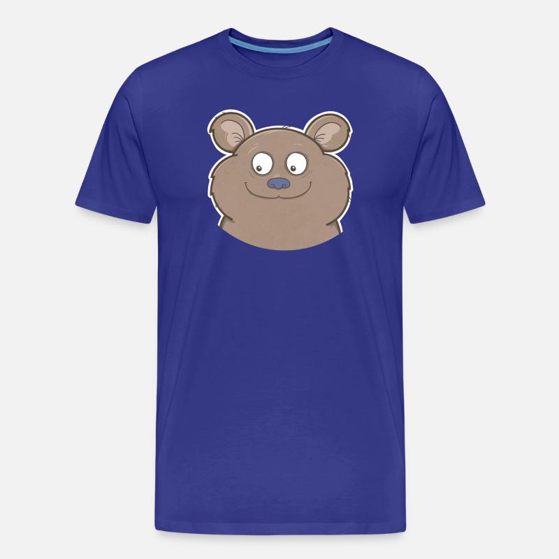 Bär - Männer Premium Bio T-Shirt - Königsblau