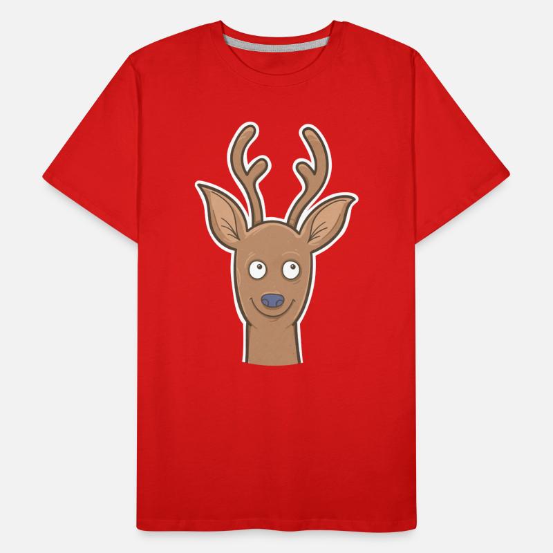 Rehbock Männer Premium Bio T-Shirt