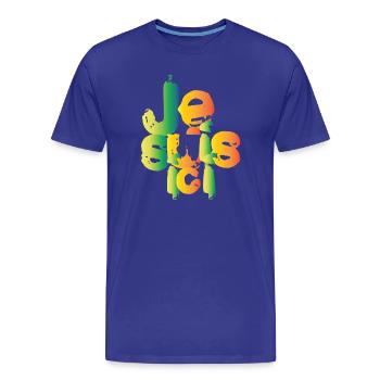 I'm here - Men's Premium Organic T-Shirt - royal blue - Front - Damien (186cm)
