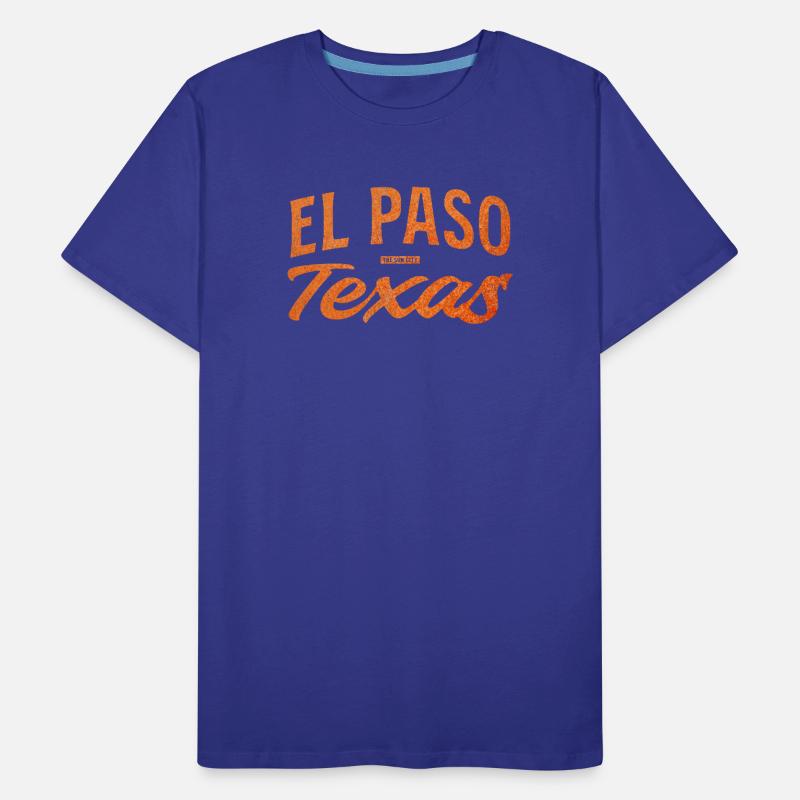 El Paso Texas Script Logo Männer Premium Bio T-Shirt
