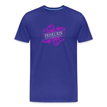 Friseurin aus Leidenschaft - Männer Premium Bio T-Shirt - Königsblau - Vorne - Damien (186cm)