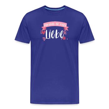 Paintball ist meine Liebe - Gotcha Geschenk - Männer Premium Bio T-Shirt - Königsblau - Vorne - Damien (186cm)