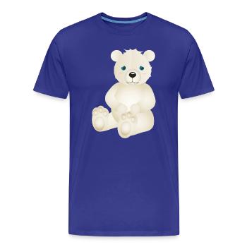 zauberhafter Eisbär als tierischer Begleiter - Männer Premium Bio T-Shirt - Königsblau - Vorne - Damien (186cm)