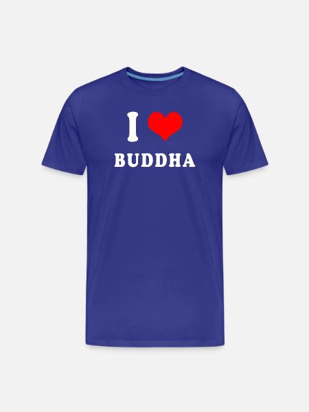 J'adore Bouddha - T-shirt bio Premium Homme - bleu roi