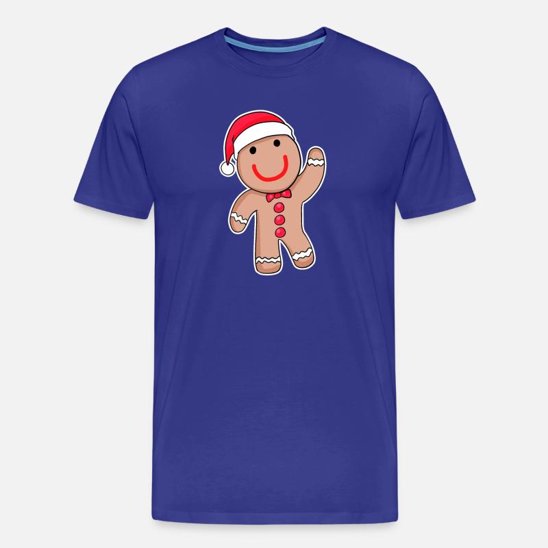 Süßes Lebkuchen - Männer Premium Bio T-Shirt - Königsblau