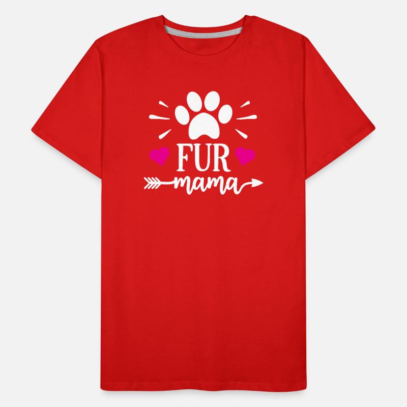 Maman à fourrure T-shirt bio Premium Homme