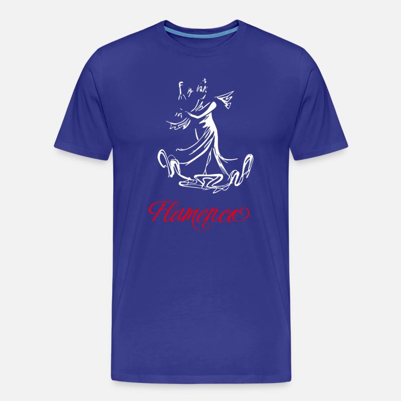 Flamingo (dunkel) - Männer Premium Bio T-Shirt - Königsblau