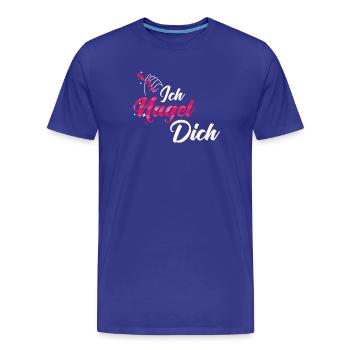 Ich Nagel Dich Nageldesignerin - Männer Premium Bio T-Shirt - Königsblau - Vorne - Damien (186cm)