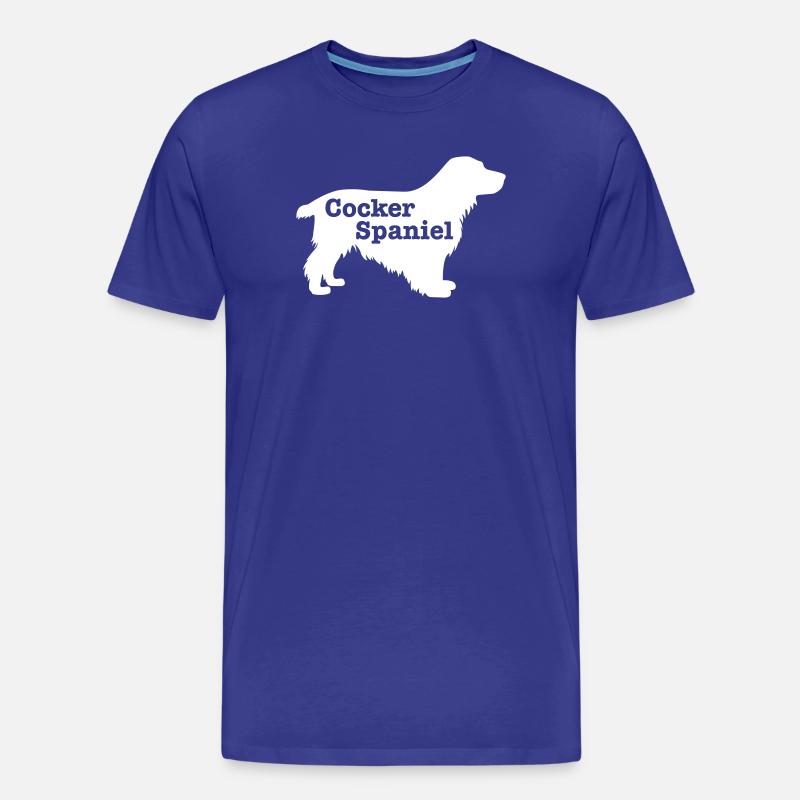 Cocker Spaniel - Männer Premium Bio T-Shirt - Königsblau