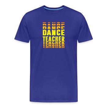 Tanzlehrer Design - Männer Premium Bio T-Shirt - Königsblau - Vorne - Damien (186cm)