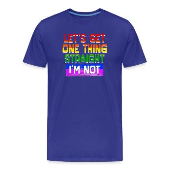Homosexuell Lgbt Statement Gleichberechtigung - Männer Premium Bio T-Shirt - Königsblau - Vorne - Damien (186cm)