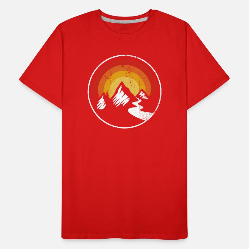Sunset Summit Trail Men's Premium Organic T-Shirt