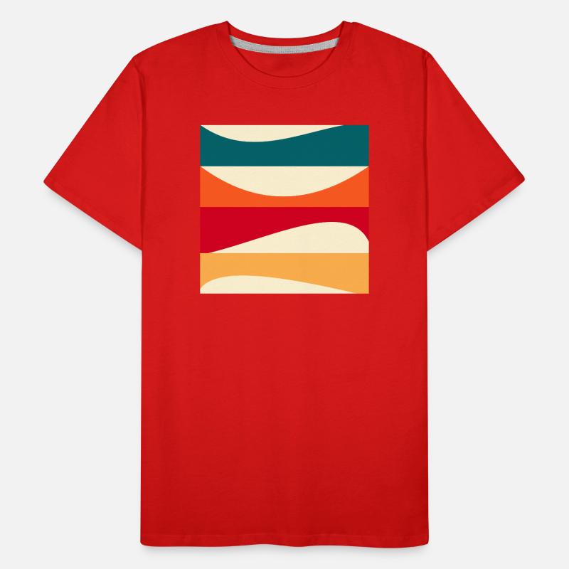 Constructivism - MODERN ART - BACKGROUND Men's Premium Organic T-Shirt