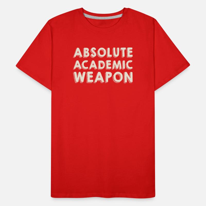Students Absolute Academic Weapon Men's Premium Organic T-Shirt