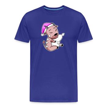 Antilope - T-shirt bio Premium Homme - bleu roi - Devant - Damien (186cm)