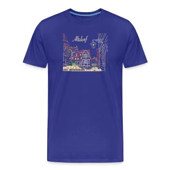 Altdorf près de Nuremberg, colombage, Bavière - T-shirt bio Premium Homme - bleu roi - Devant - Damien (186cm)