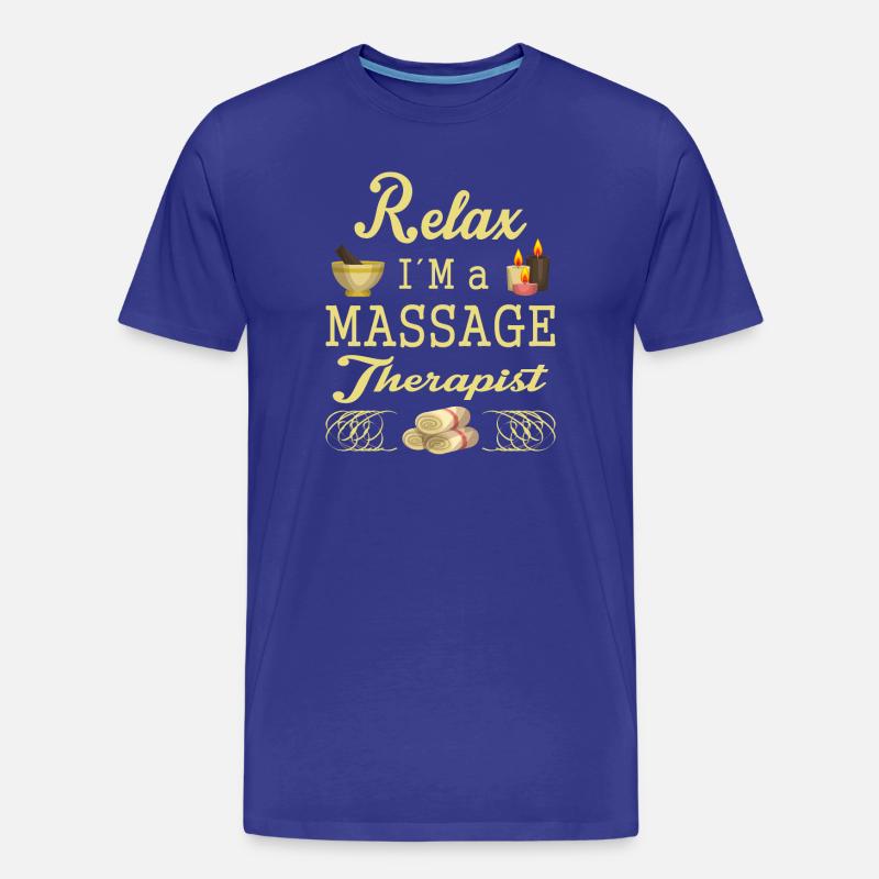 Massagetherapie - Männer Premium Bio T-Shirt - Königsblau