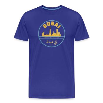 Dubai - Men's Premium Organic T-Shirt - royal blue - Front - Damien (186cm)