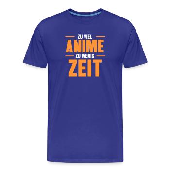 Anime Popkultur Statement Asiatisch Asien Cosplay - Männer Premium Bio T-Shirt - Königsblau - Vorne - Damien (186cm)