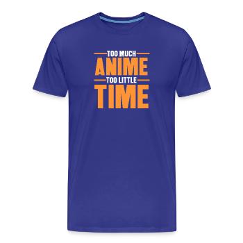 Manga Comic Pop Culture Déclaration Anime Cosplay - T-shirt bio Premium Homme - bleu roi - Devant - Damien (186cm)