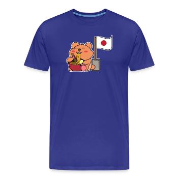 Culture Pop Asiatique Manga Anime Asie Dessin Animé - T-shirt bio Premium Homme - bleu roi - Devant - Damien (186cm)