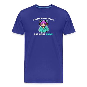 Comic Manga Anime Statement Popkultur Zeichentrick - Männer Premium Bio T-Shirt - Königsblau - Vorne - Damien (186cm)