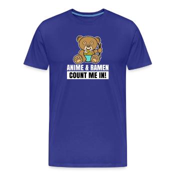 Cartoon Japan Déclaration Anime Manga Pop Culture - T-shirt bio Premium Homme - bleu roi - Devant - Damien (186cm)