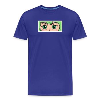 Anime Cartoon Comic Manga Cosplay Nerdy - T-shirt bio Premium Homme - bleu roi - Devant - Damien (186cm)