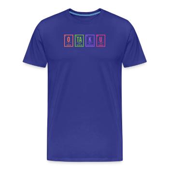 Otaku Pop Culture Manga Anime Kanji Disant Japonais - T-shirt bio Premium Homme - bleu roi - Devant - Damien (186cm)