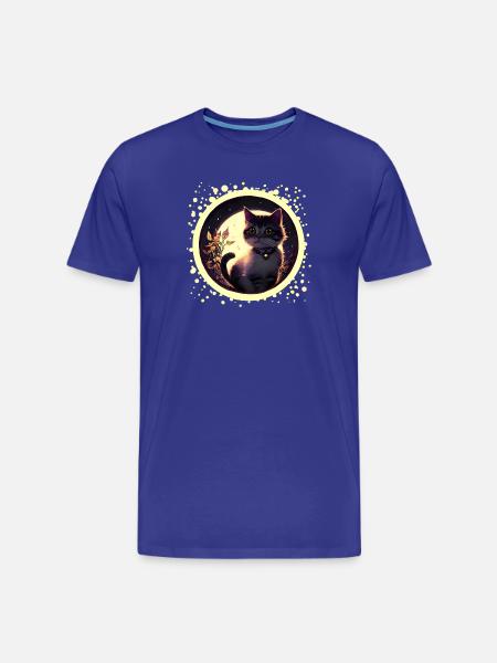 Miaou doux - T-shirt bio Premium Homme - bleu roi
