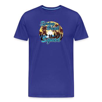 Équipe de la semaine de relâche - T-shirt bio Premium Homme - bleu roi - Devant - Damien (186cm)